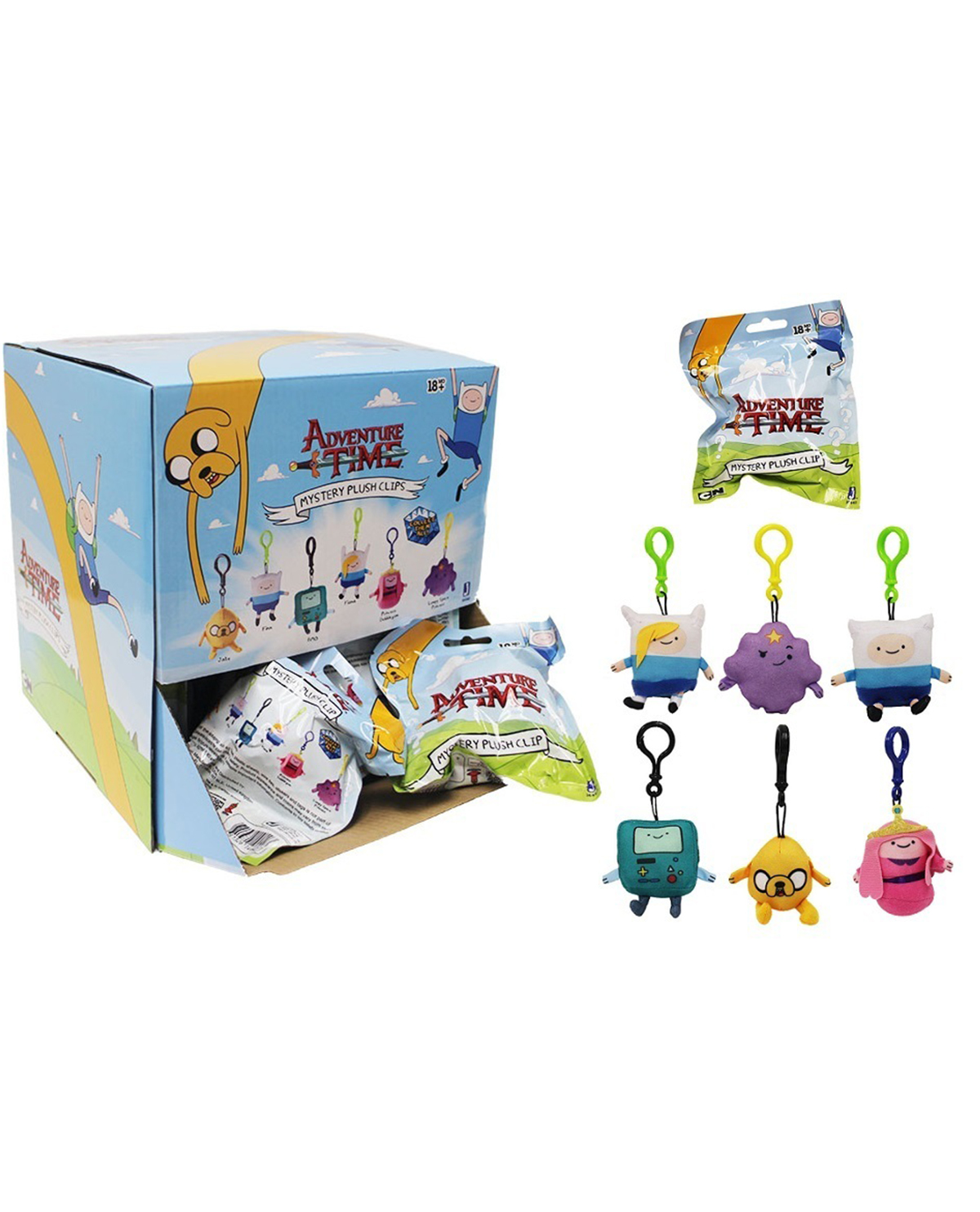 LLAVERO SORPRESA DE PELUCHE HORA DE AVENTURA