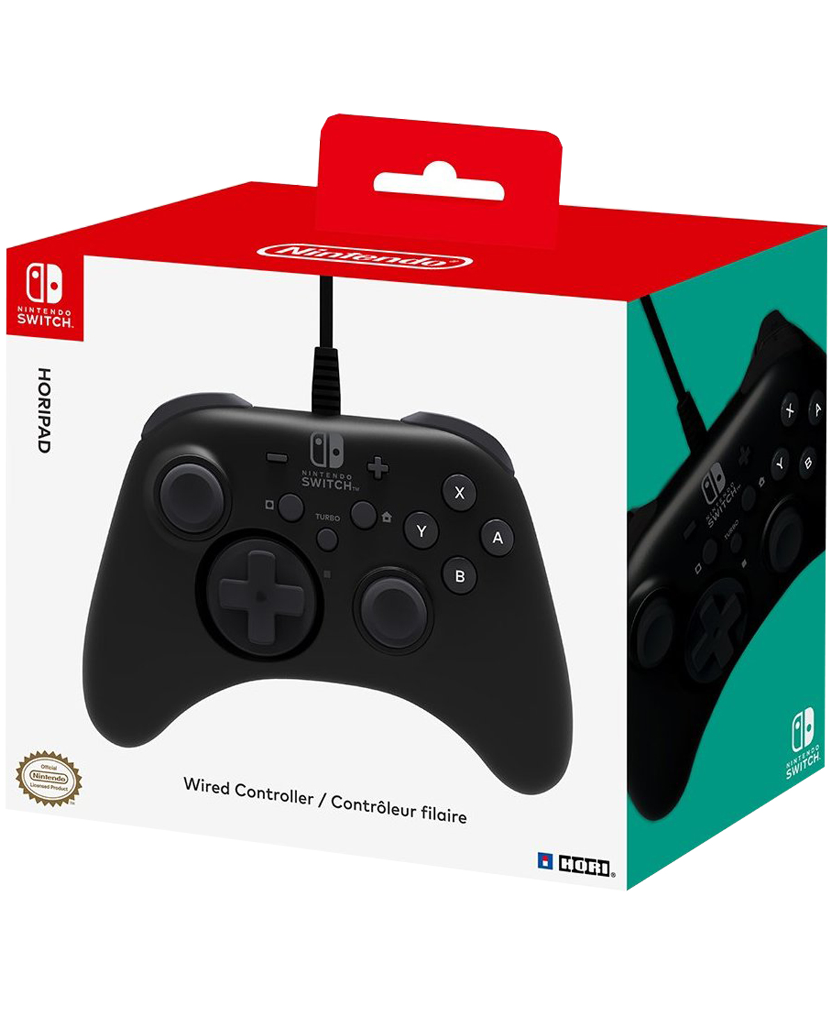 CONTROL PRO NINTENDO SWITCH ALAMBRICO HORI NEGRO - Image 3