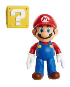 FIGURA MUNDO NINTENDO MARIO BROS CON CAJA DE MONEDAS