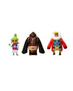 FIGURA MUNDO NINTENDO ZELDA WIND WAKER PAQUETE TETRA REY DE HYRULE Y GANON