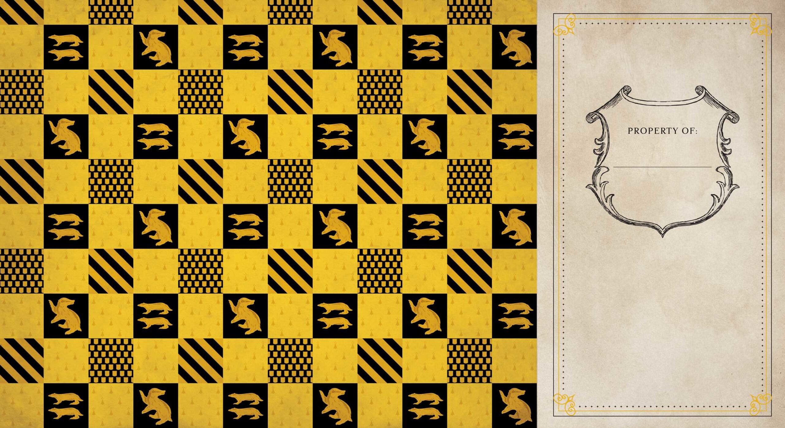 LIBRETA HARRY POTTER HUFFLEPUFF AMARILLA - Image 2
