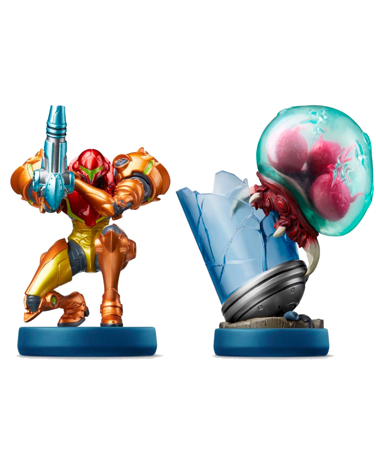 AMIIBO METROID SAMUS Y METROID PAQUETE DOBLE