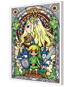 CUADRO THE LEGEND OF ZELDA WIND WAKER VITRAL