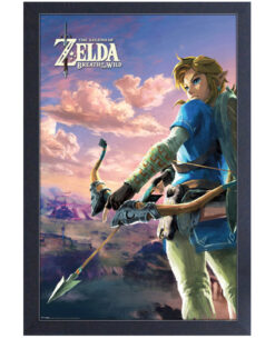CUADRO THE LEGEND OF ZELDA BREATH OF THE WILD LINK