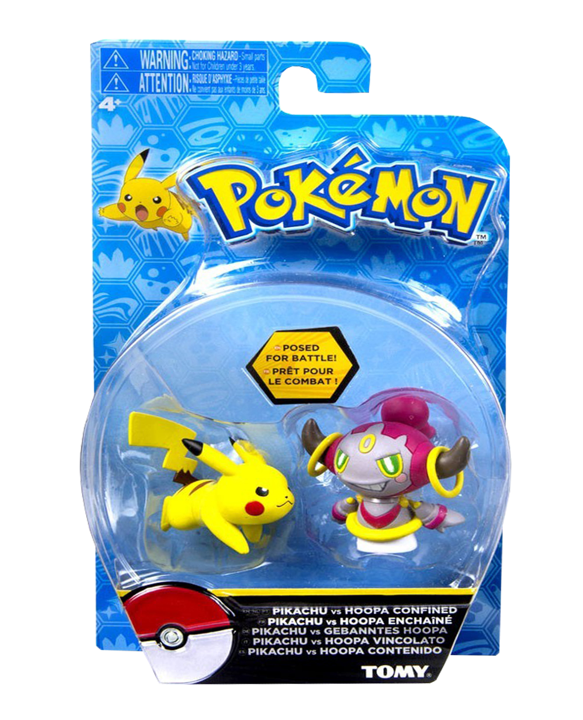 FIGURA POKEMON SET DOBLE PIKACHU VS HOOPA CONTENIDO - Image 2
