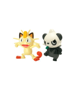 FIGURA POKEMON SET DOBLE MEOWTH VS PANCHAM