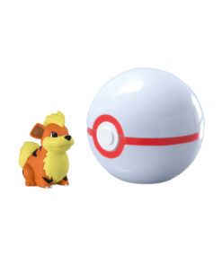 FIGURA POKEMON PREMIER BALL Y GROWLITHE