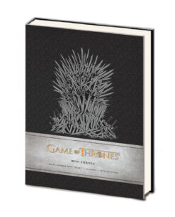 LIBRETA GAME OF THRONES IRON THRONE NEGRA