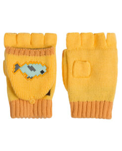 GUANTES MINECRAFT OCELOTE AMARILLOS