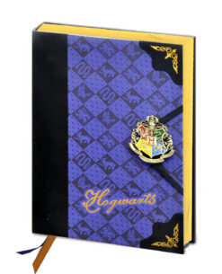 LIBRETA HARRY POTTER HOGWARTS MORADA