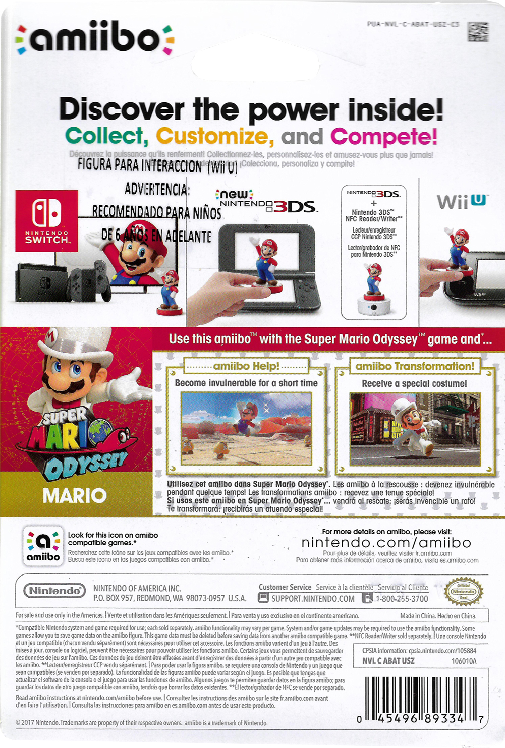 AMIIBO SUPER MARIO ODYSSEY MARIO WEDDING OUTFIT - Image 3