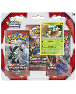 TRIPLE SOBRE POKEMON TRADING CARD GAME SUN AND MOON CRIMSON INVASION DECIDUEYE