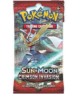 SOBRE POKEMON TRADING CARD GAME SUN AND MOON CRIMSON INVASION