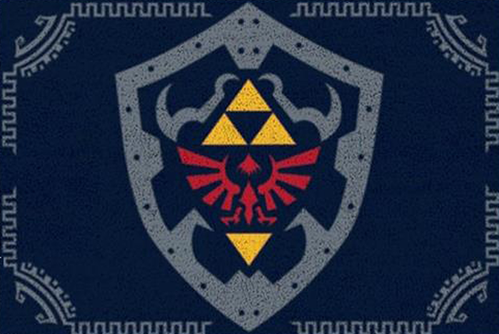 TAPETE THE LEGEND OF ZELDA HYLIAN SHIELD
