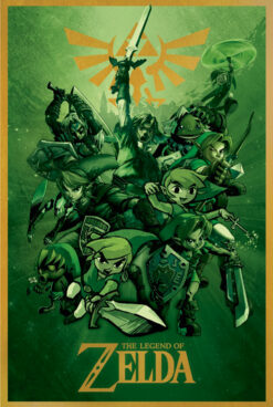 POSTER THE LEGEND OF ZELDA LINK