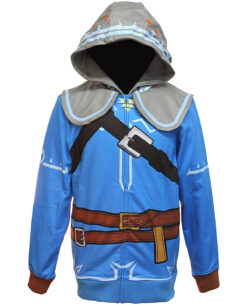 CHAMARRA THE LEGEND OF ZELDA BREATH OF THE WILD AZUL CHICA