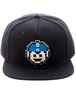 GORRA SNAPBACK MEGA MAN PIXEL NEGRA