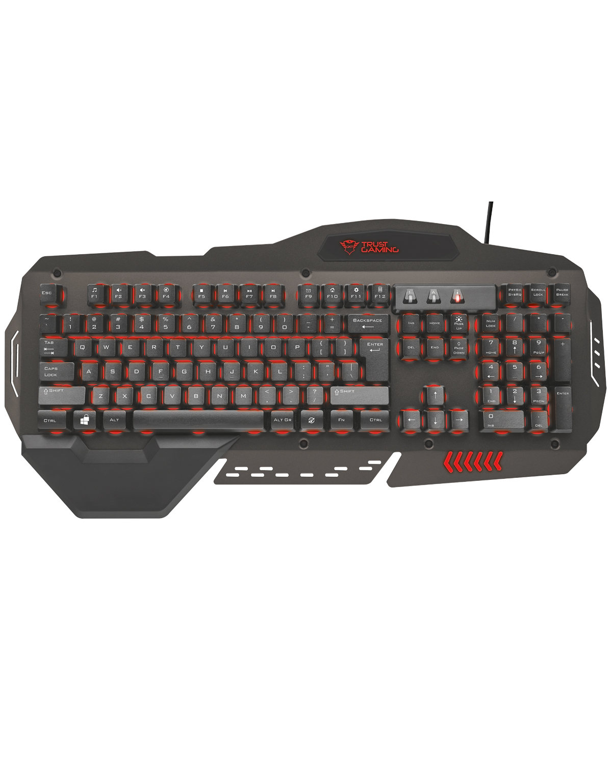 TECLADO DE METAL TRUST GXT 850
