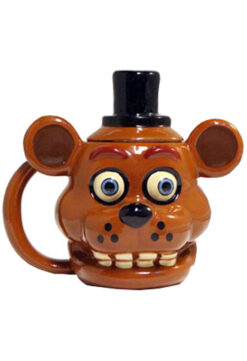 TAZA DE CERAMICA MOLDEADA FIVE NIGHTS AT FREDDYS