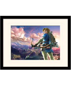 CUADRO THE LEGEND OF ZELDA BRETH OF THE WILD HYRULE SCENE