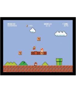 CUADRO SUPER MARIO BROS WORLD 1-1