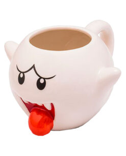 TAZA DE CERAMICA MOLDEADA SUPER MARIO BOO
