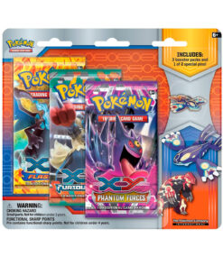 TRIPLE SOBRE POKEMON TRADING CARD GAME CON PIN PRIMAL KYOGRE