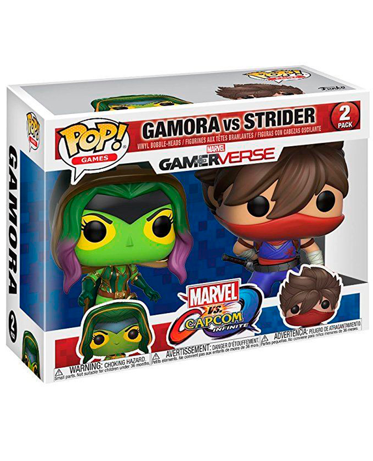FIGURA POP MARVEL VS CAPCOM GAMORA Y STRIDER - Image 2