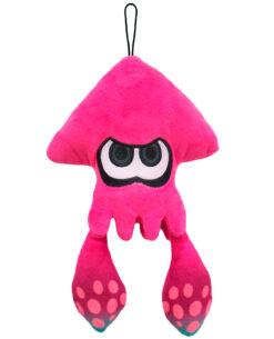 PELUCHE SPLATOON INKLING SQUID ROSA 23 CM