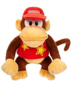 PELUCHE DONKEY KONG DIDDY KONG 18 CM