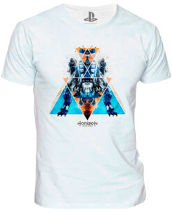 PLAYERA HORIZON ZERO DAWN ATRONADOR BLANCA MEDIANA