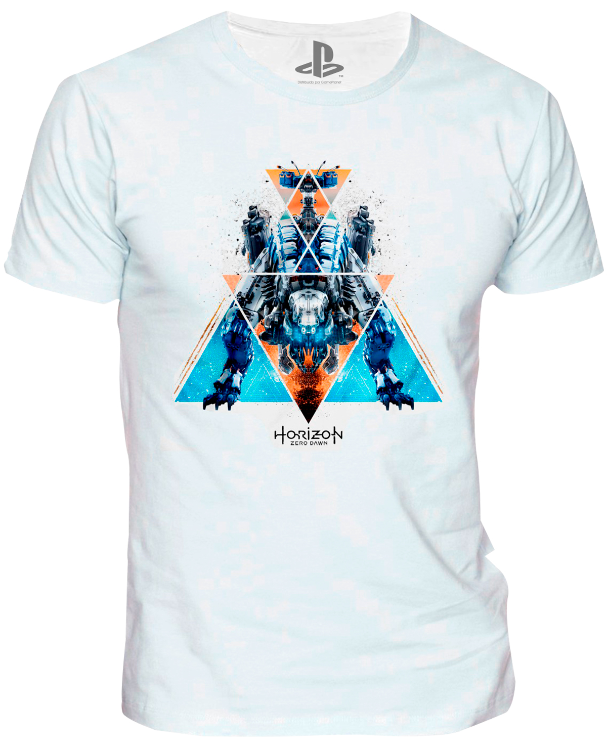 PLAYERA HORIZON ZERO DAWN ATRONADOR BLANCA MEDIANA