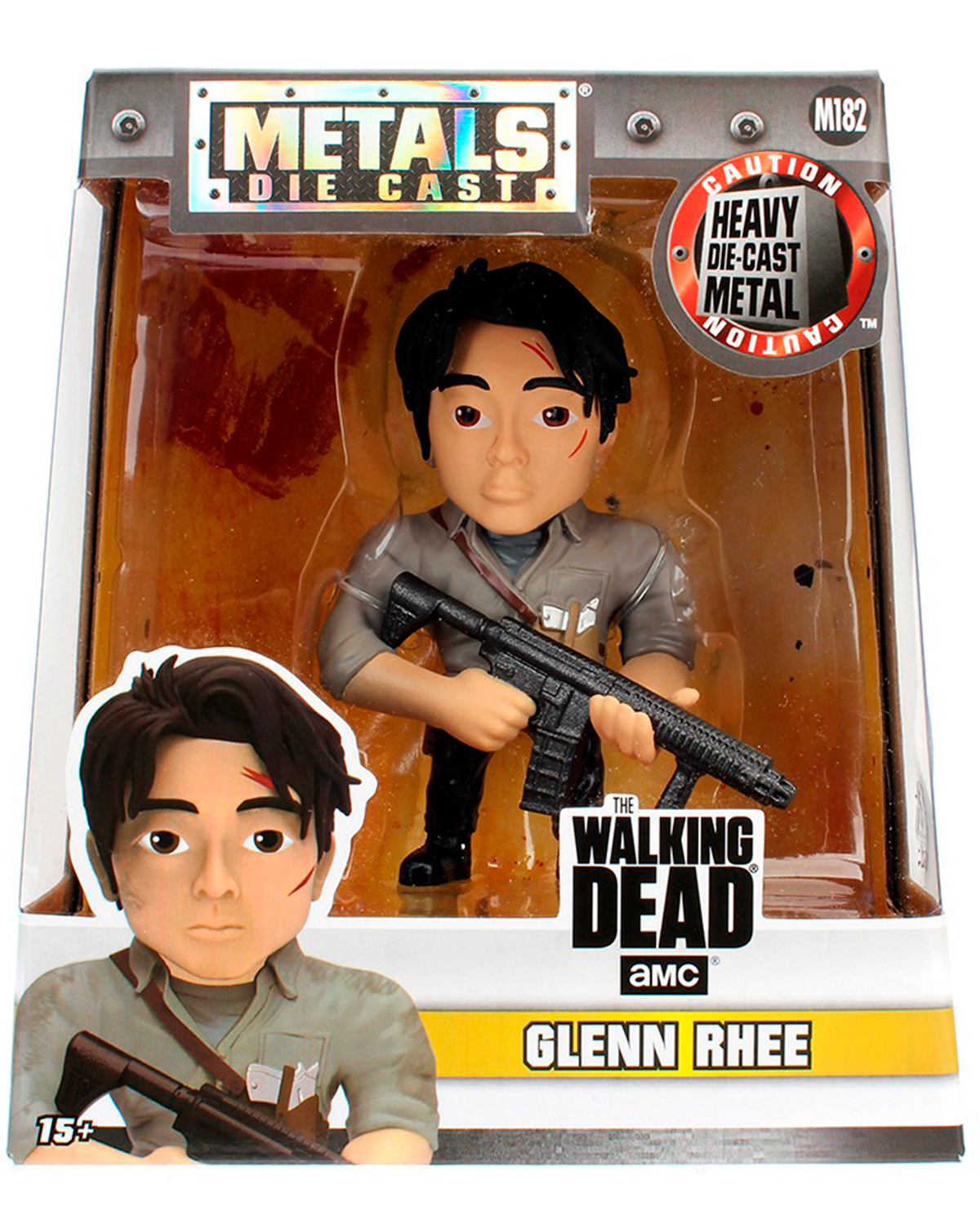 FIGURA THE WALKING DEAD GLENN METALIZADO - Image 2