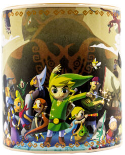 TAZA DE CERAMICA THE LEGEND OF ZELDA THE WIND WAKER
