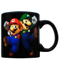 TAZA DE CERAMICA SUPER MARIO AND LUIGI