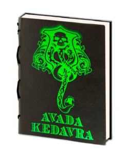 LIBRETA HARRY POTTER AVADA KEDAVRA NEGRA