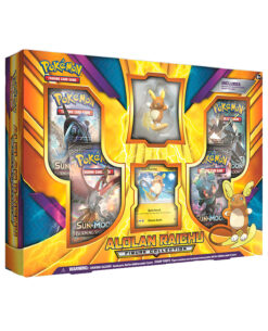 CAJA POKEMON TRADING CARD GAME ALOLAN RAICHU FIGURE COLLECTION