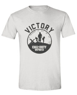 PLAYERA CALL OF DUTY WW II VICTORY BLANCA CHICA