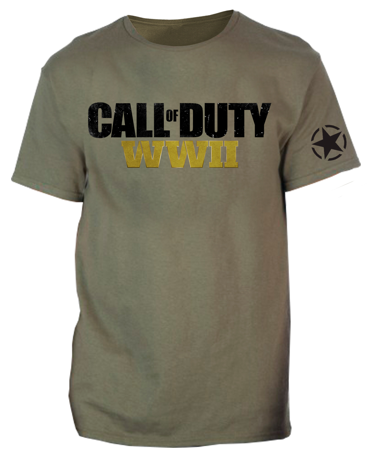 PLAYERA CALL OF DUTY WW II VERDE GRANDE