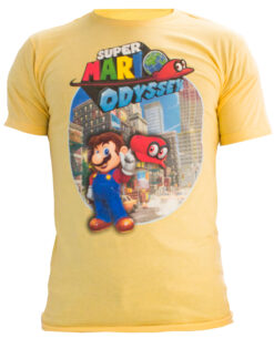 PLAYERA SUPER MARIO ODYSSEY NARANJA XGRANDE