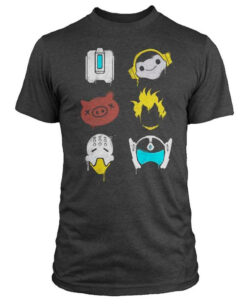 PLAYERA OVERWATCH BATTLE SPRAY GRIS XGRANDE