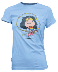 PLAYERA POP WONDER WOMAN AZUL MEDIANA