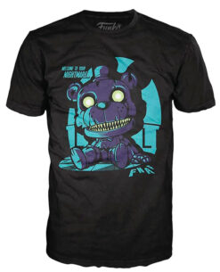 PLAYERA POP FIVE NIGHTS AT FREDDYS NEGRA GRANDE