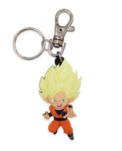 LLAVERO DE PLASTICO DRAGON BALL Z GOKU SUPER SAIYAJIN
