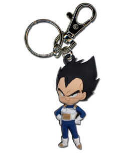 LLAVERO DE PLASTICO DRAGON BALL Z VEGETA