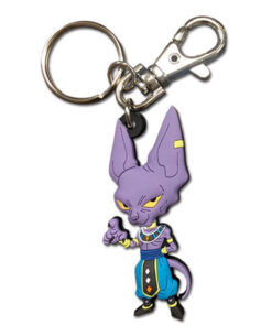 LLAVERO DE PLASTICO DRAGON BALL SUPER BEERUS