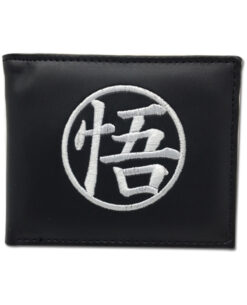 CARTERA DRAGON BALL Z GOKU LOGO NEGRA