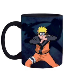 TAZA DE CERAMICA SENSIBLE AL CALOR NARUTO SHIPPUDEN