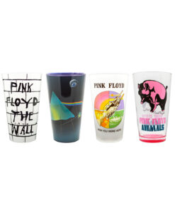 SET DE VASOS DE VIDRIO PINK FLOYD