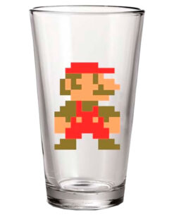 CONJUNTO DE VASOS DE VIDRIO SUPER MARIO BROS